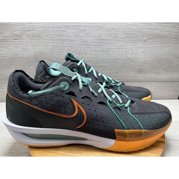 Nike Air Zoom GT Cut 3 NBY Mens Basketball Shoes Orange Green DV2913-001 Size 18 main image 5